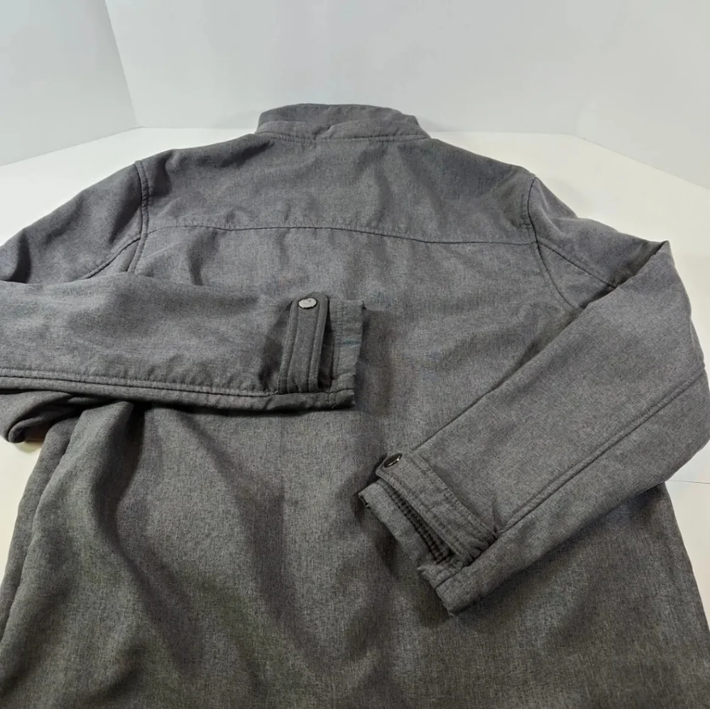 Teflon brand apparel men’s gray full zip fleece lined jacket size M. - Picture 4 of 8